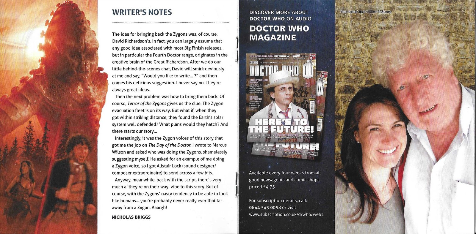 Middle of cover of BFPTOMCD021